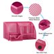 thumbnail image 3 of CADDY EasyPAG 6 Compartimentos Rosa Chicle 22x12x14 cm, 3 of 7
