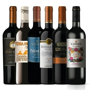 Santa Rita Y Carmen - Caja X6 Vinos Reserva Carmenere