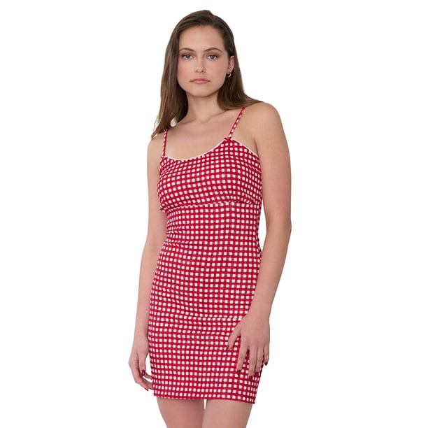 Vestido Mujer Pabilos Vichy Rojo Corona