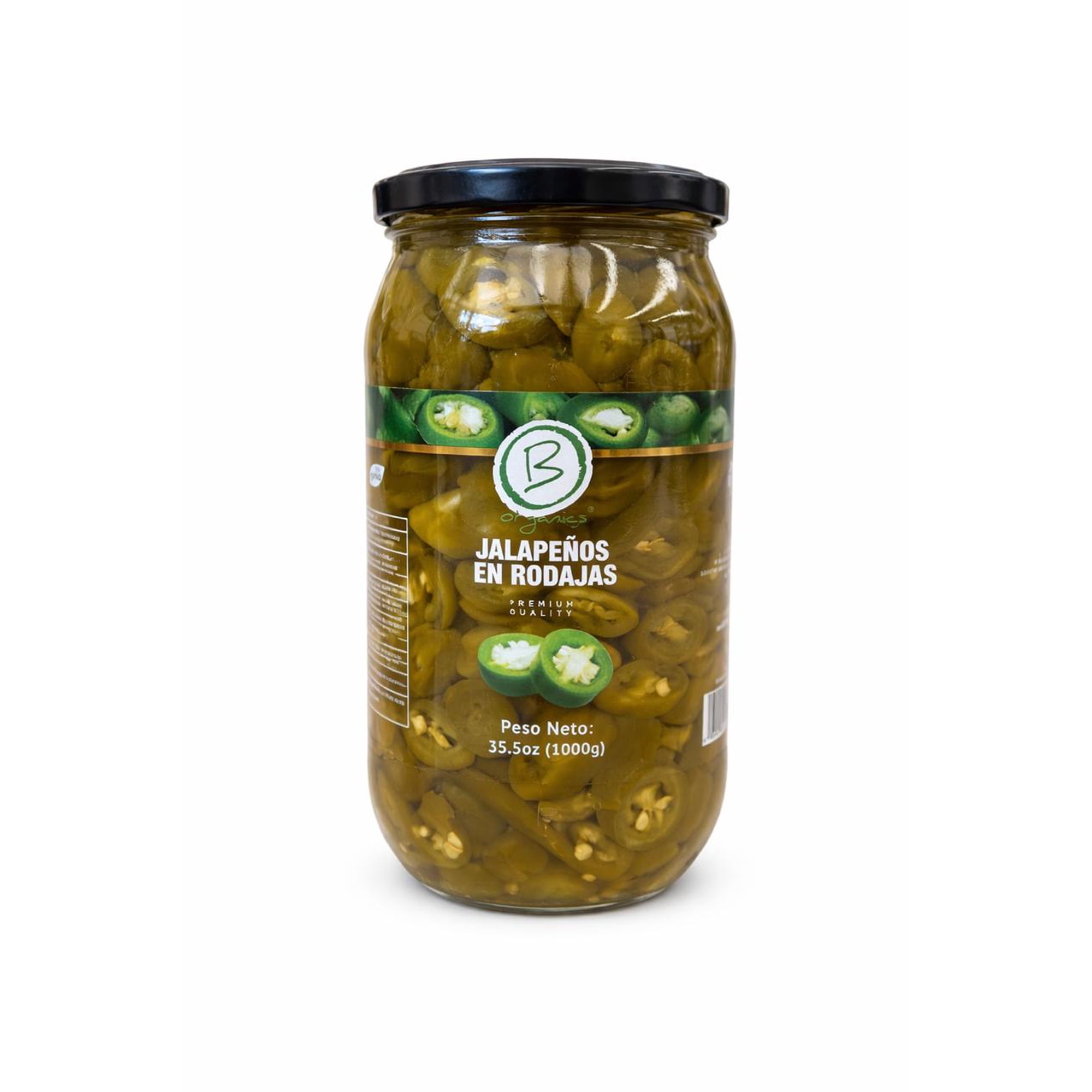 B Organics - Jalapeño Rebanado 1 Kl