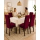 thumbnail image 4 of Juego De 6 Fundas Para Sillas De Comedor Ajustables Texturizadas, 4 of 6