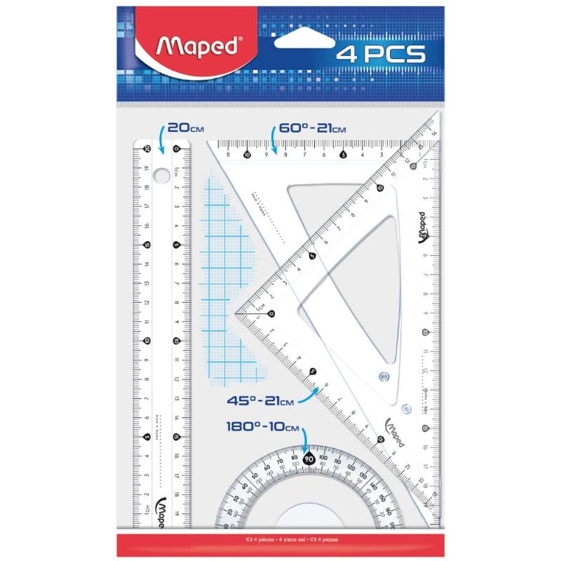 Set Geometría 20 Cm Maped