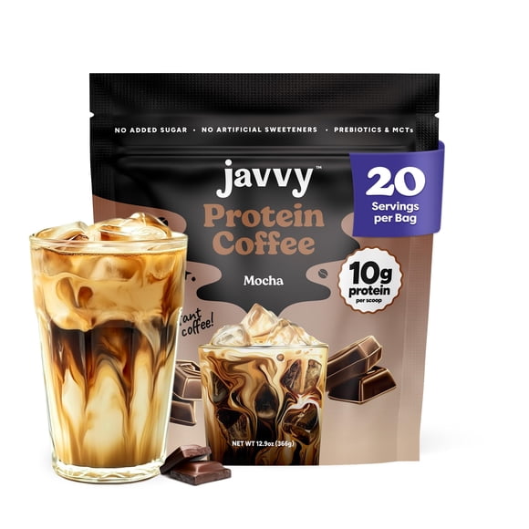 Polvo de Proteína Javvy Mocha Café Helado 20 Porciones 366 g
