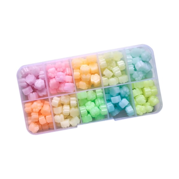 180pcs Sellado Luminoso Selling Beads Set Esmalte Para Suministros De Artesanía De Bodas Niños