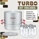thumbnail image 3 of Set de enlatado Concord Turbo Steam de acero inoxidable, 20 litros, 3 of 6