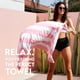 thumbnail image 2 of Toalla de playa Dock & Bay Cabana Light Malibu Pink 160x90 cm, 2 of 8