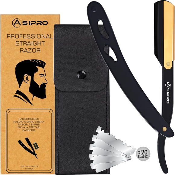 Navaja de Afeitar ASIPRO Acero Inoxidable 20 Hojas