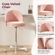 thumbnail image 4 of Silla de oficina GTPLAYER Velvet Tall con ruedas y almohada lumbar, 4 of 9