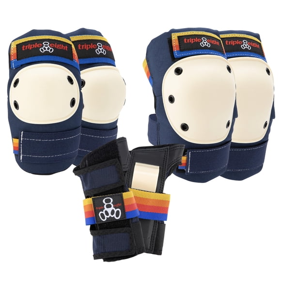 Triple Eight KNEE_PAD Set de 3 Protectores - Multi-Deporte