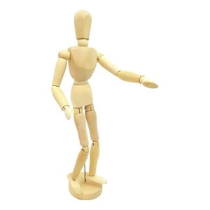 Creative - Maniqui Articulado De Madera Para Dibujo 30 Cm Beige