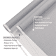 thumbnail image 4 of Cortina Roller Doble Blackout y Sunscreen 160 X 165 Cm Color Gris Marca Sunfree, 4 of 10