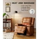 thumbnail image 2 of Sillón reclinable Power Lift GarveeHome, masaje térmico, piel sintética, 2 of 3