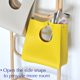 thumbnail image 4 of Bolso tote HOXIS 28x28x15 cm Amarillo de cuero PU, 4 of 7