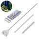 thumbnail image 1 of Cepillo limpiador raspador de acuario de aleación de aluminio y magnesio con 10 cuchillas de acero inoxidable para peces, arrecifes, plantas y acuarios de vidrio., 1 of 8