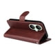 thumbnail image 4 of Funda Billetera para Vivo Y35 Plus con Porta Tarjetas y Soporte Ajustable Marrón, 4 of 5