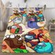 thumbnail image 1 of Among Us Bedding Comforter SetsQueen Quilt Bedding Set3 Pieces Set Bedding Twin SizeColorful Soft Lightweight Print All Season 177*218CM, 1 of 5