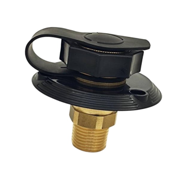 Entrada de agua de RV, conexión de entrada de agua RV, reemplazo de la tubería de agua para vehículos recreativos para de RV Navy, autocar , Negro