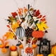 thumbnail image 1 of 1pc, Handcrafted Wooden Pumpkin Pendant for Halloween Decorations - Perfect for Outdoor and Indoor Hanging - Unique Children's Gift, 1 of 4