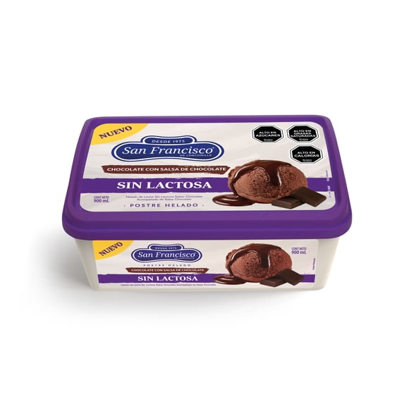 Postre Helado Chocolate con Salsa chocolate Cassata, 900 ml