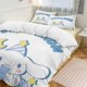 thumbnail image 1 of Cinnamoroll 3-Piece Twin Bed Set - Includes 1 Single Comforter And 2 Pillowcases Bedding - Fade Resistant Microfiber - Cinnamoroll, 1 of 4