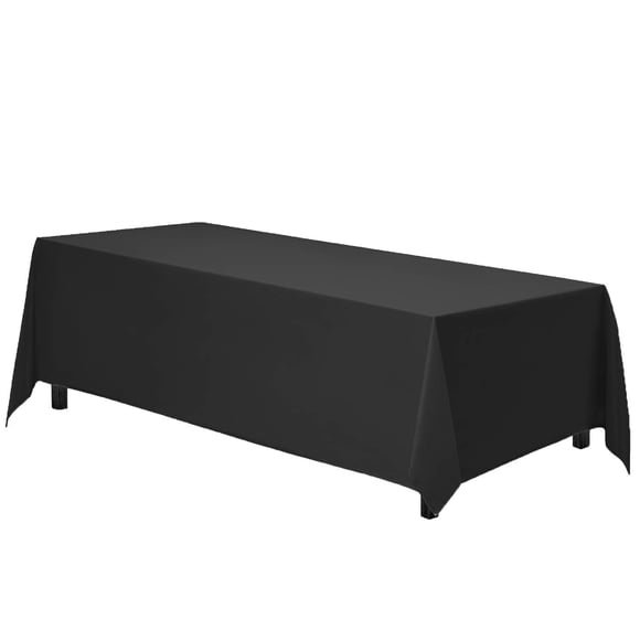Mantel Gee Di Moda rectangular 70x120 cm de poliéster negro