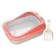 thumbnail image 3 of Bandeja De Arena Para Gatos Para Gatos De Interior, Bandeja De Arena Portátil Con Parte Superior Abierta, Color Rosa, 3 of 5
