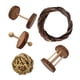 thumbnail image 2 of Juguete Para Masticar Hámster De Madera, Hámster, Conejo, Conejillo De Indias, Juego De Accesorios De Juguete A, 2 of 5