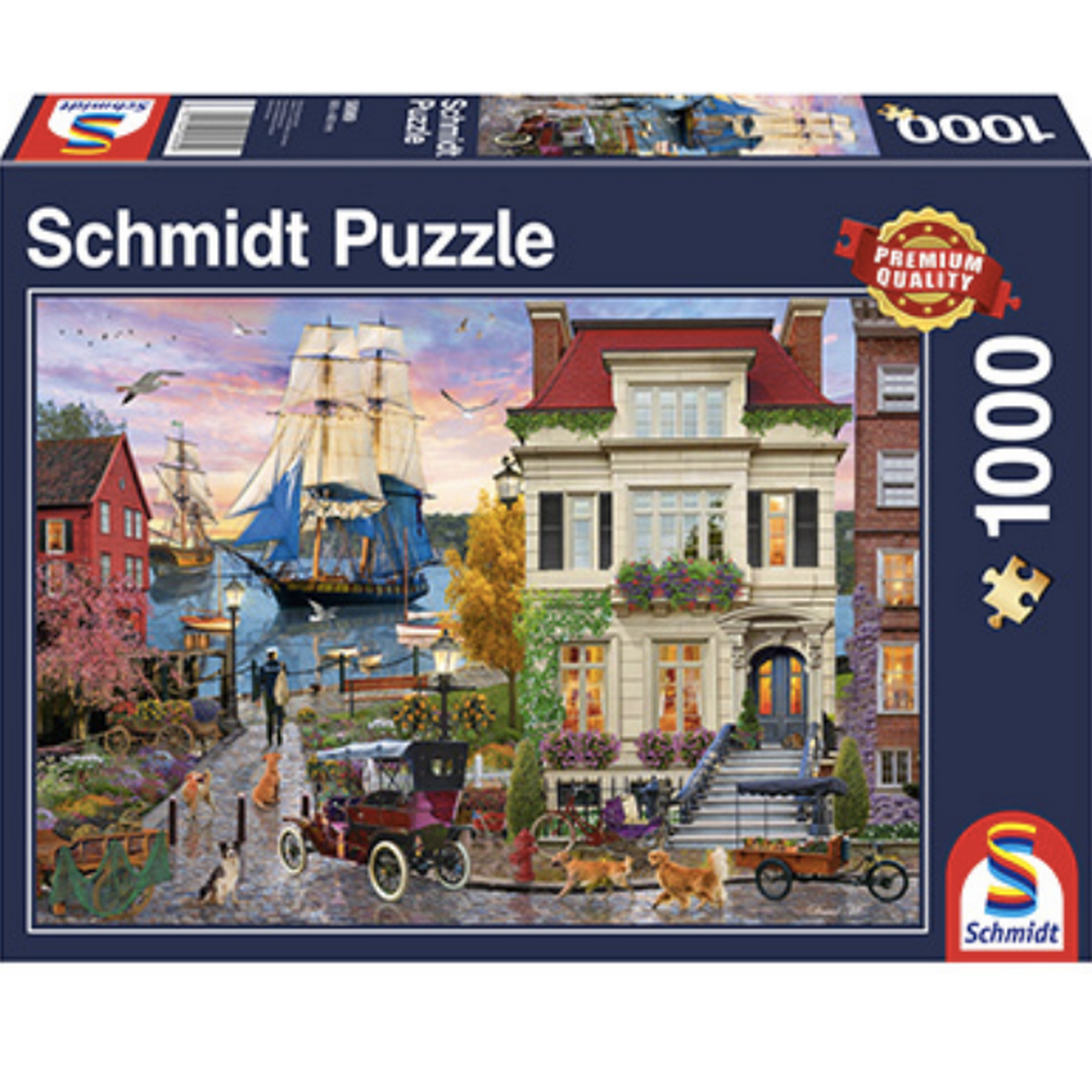Schmidt - Puzzle 1.000 Piezas Barco En El Puerto