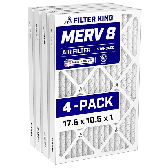Filtro de aire Filter King MERV 8 44x27x2 cm, paquete de 4