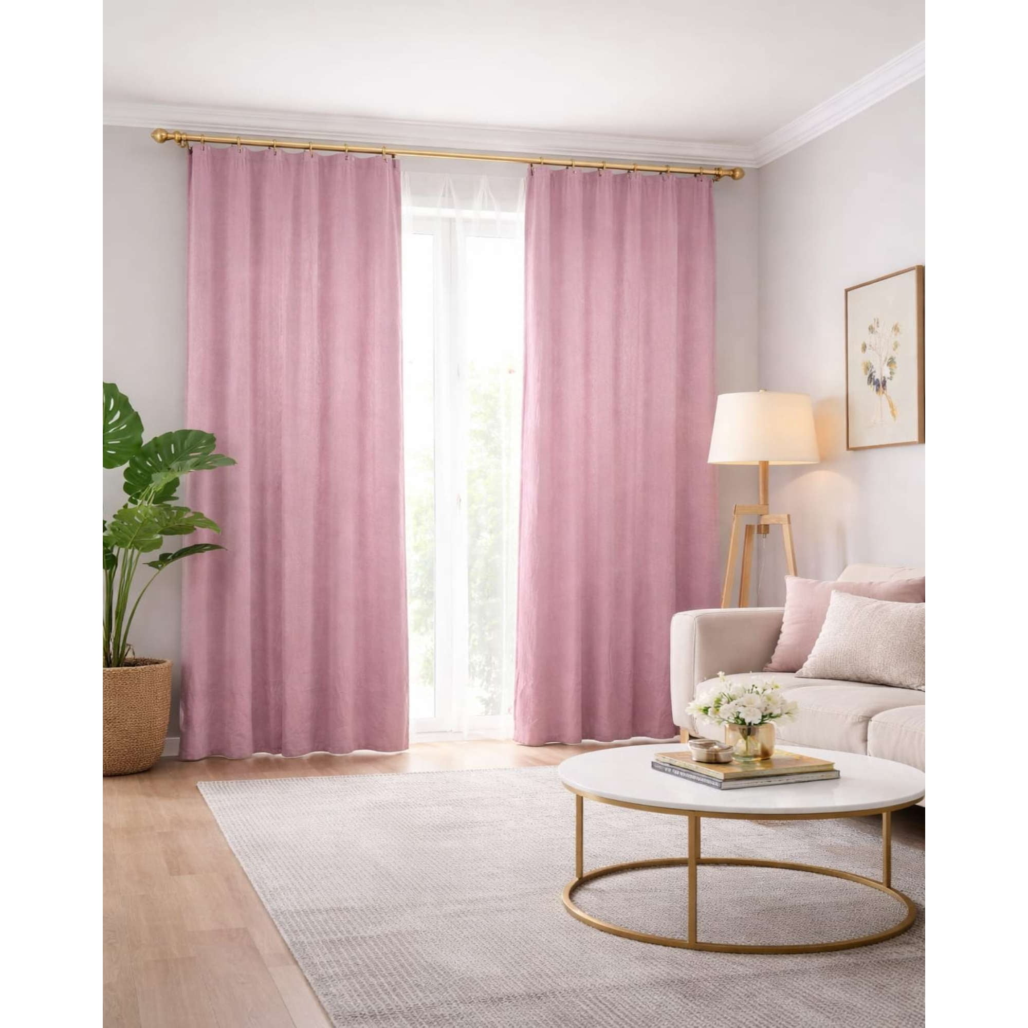 Mylhogar - Juego De Cortinas Velvet Aterciopelada 2 Paños 140x230 Cm