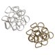 thumbnail image 1 of 200pcs Aleación DIY D Anillos Dee Anillos para Artesanías Correas Fleje 15x10x2mm, 1 of 5