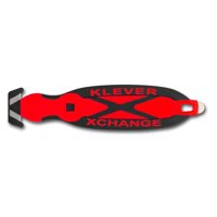 Navaja Multiusos Klever X-Change 16,5 Cm Negra Y Roja