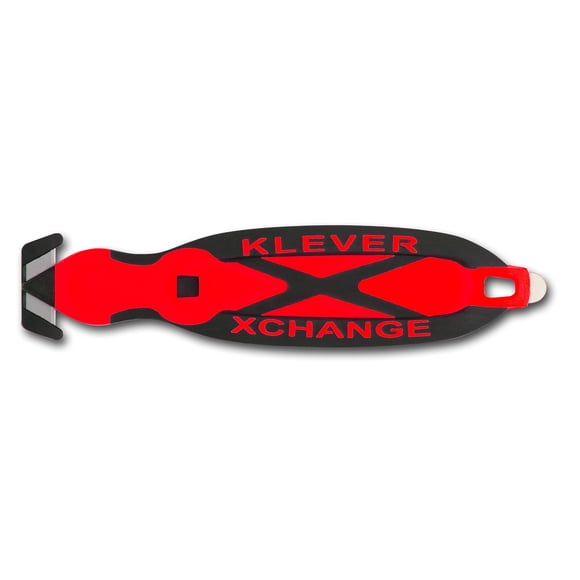Navaja multiusos Klever X-Change 16,5 cm negra y roja