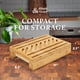 thumbnail image 5 of Cortadora de pan Albert&Grace Bamboo ajustable para uso casero, 5 of 7