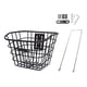 thumbnail image 1 of Cesta delantera para bicicleta, cesta de carga, fácil de instalar, cesta para perros, cesta para alforjas, cesta delantera para bicicleta, organizador Negro, 1 of 5