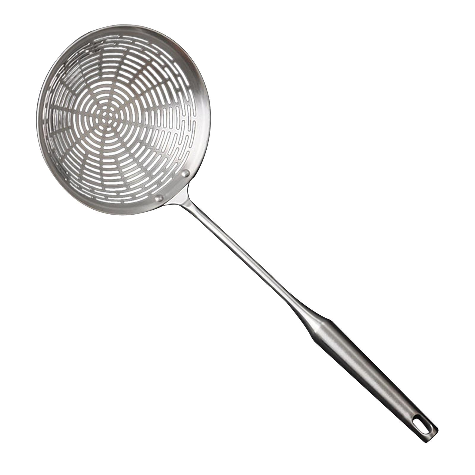 Bothyi - Colador De Araña Con Cucharón Colador Con Orificio Para Colgar Para Hornear Frutas Y Verduras 16cm