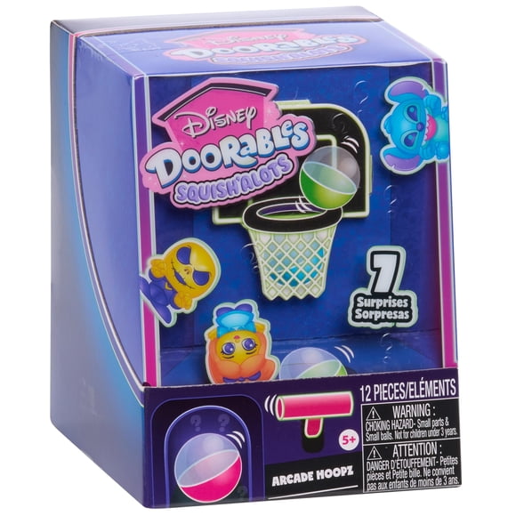 Juego arcade de baloncesto pequeño, juguete Disney Doorables Arcade Hoopz