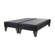 thumbnail image 3 of Base de cama Focus 1 plazas lino negro, 3 of 3