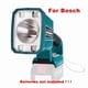 thumbnail image 1 of Lámpara de Trabajo para Auto Adaptador de Batería Li-ion Cargador USB Luz de Trabajo para Exteriores para Bos*ch Batería de 18V BAT609, 1 of 6