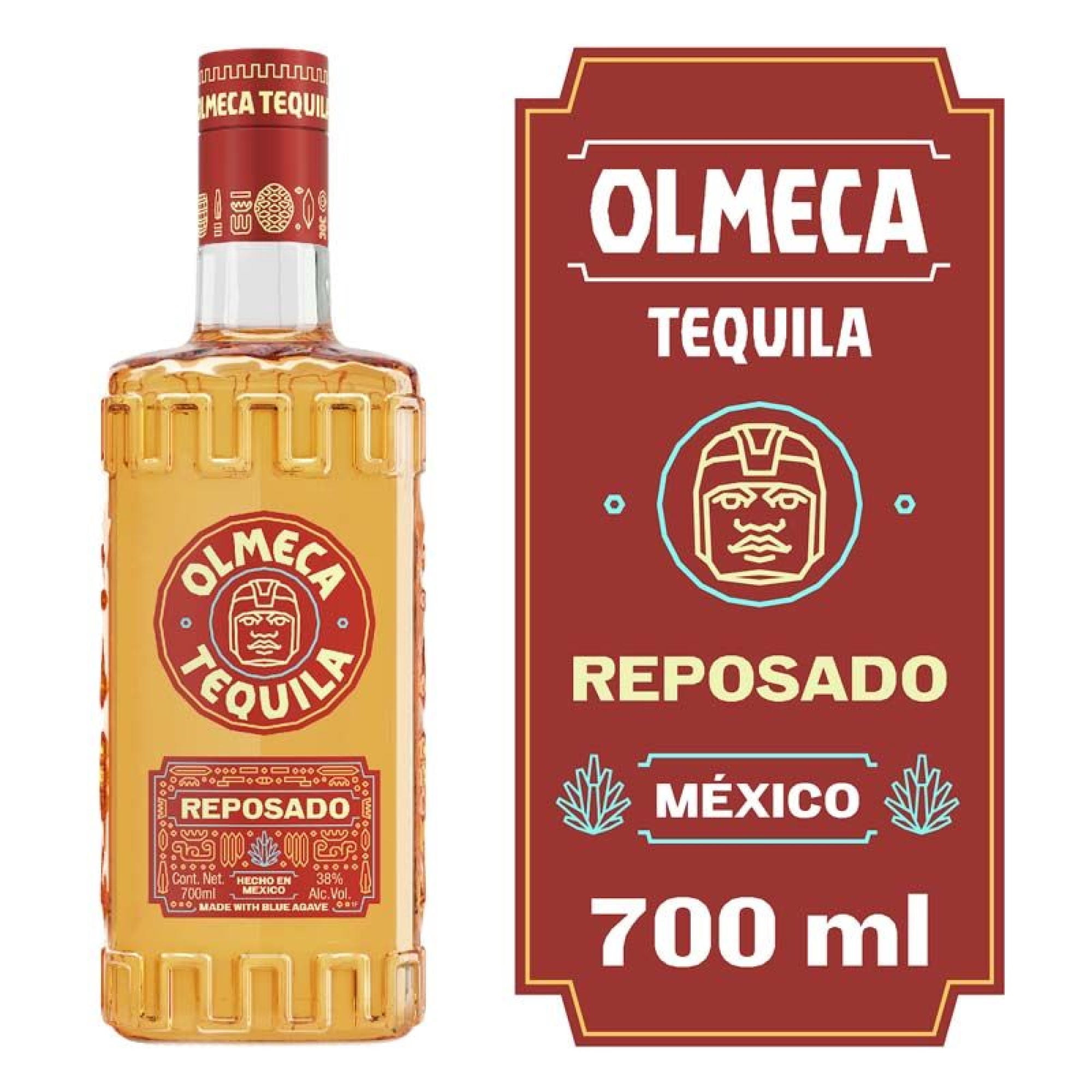 Tequila Reposado 38° Botella 700 ml Olmeca