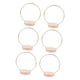 thumbnail image 4 of 6x Central Floral Hoop Piece Con Wood Stand Wedding Wedding For Party Festival Dia 15cm, 4 of 5