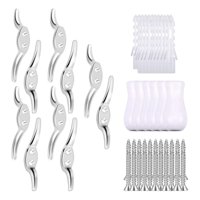 Bothyi - 1 Juego De Tacos De Cordón Para Persianas De Ventana De Metal, Universales, Simples Para Cordones De Cortina