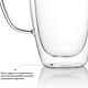 thumbnail image 3 of Mug Taza De Café 16oz 470ml Doble Pared Vidrio Vaso Termico, 3 of 6