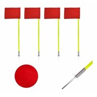 Linea Sport - Pack X4 Banderines Corner Pole Con Estacas 1.50Mtrs