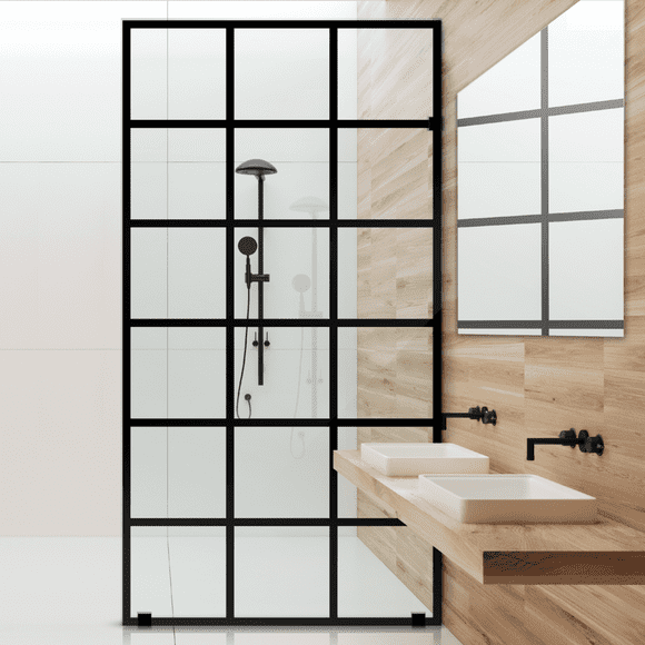 Shower Door vidrio templado con Impresión Digital 120x190 cm - Varese