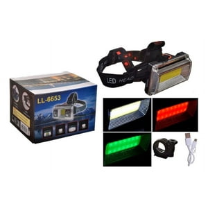 Disparo - Linterna Foco Minero Usb Para Camping Minero 3 Modos