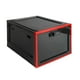 thumbnail image 1 of Caja Con Cerradura Contenedor De Almacenamiento De Plástico Con Cerradura A Prueba De Niños, Negro Y Rojo, 1 of 3