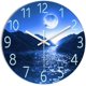 thumbnail image 1 of Reloj de pared XFM 30 cm Luna Azul (funciona con batería), 1 of 7