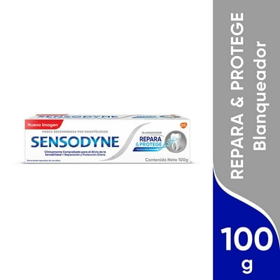 Blanqueador Dental Repara & Protege Whitening 100 G Sensodyne