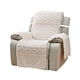 thumbnail image 1 of cubierta de la silla de estar, cubierta de la silla de estar acolchada lavable de 21,7 pulgadas, cubierta de protección de muebles para mascotas/niños (beige), 1 of 3